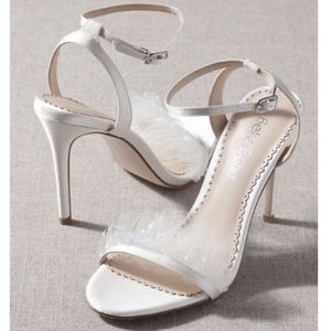 Bella belle bridal shoes, ivory